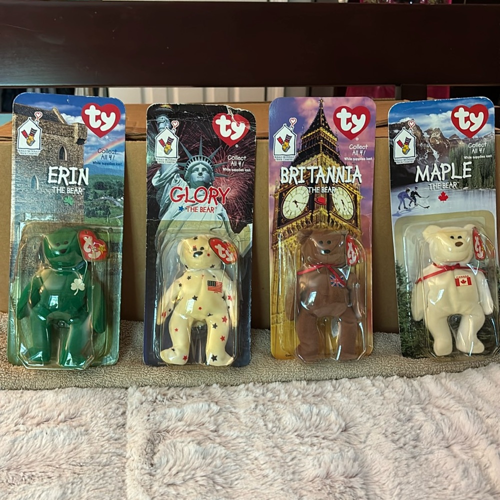 Very rare vintage 2nd generation of TY beanie babies!!